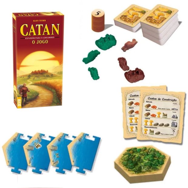 Catan Exp Catan - Exp. 5-6 Jogadores | JOYJOY STORE | JOYJOY STORE