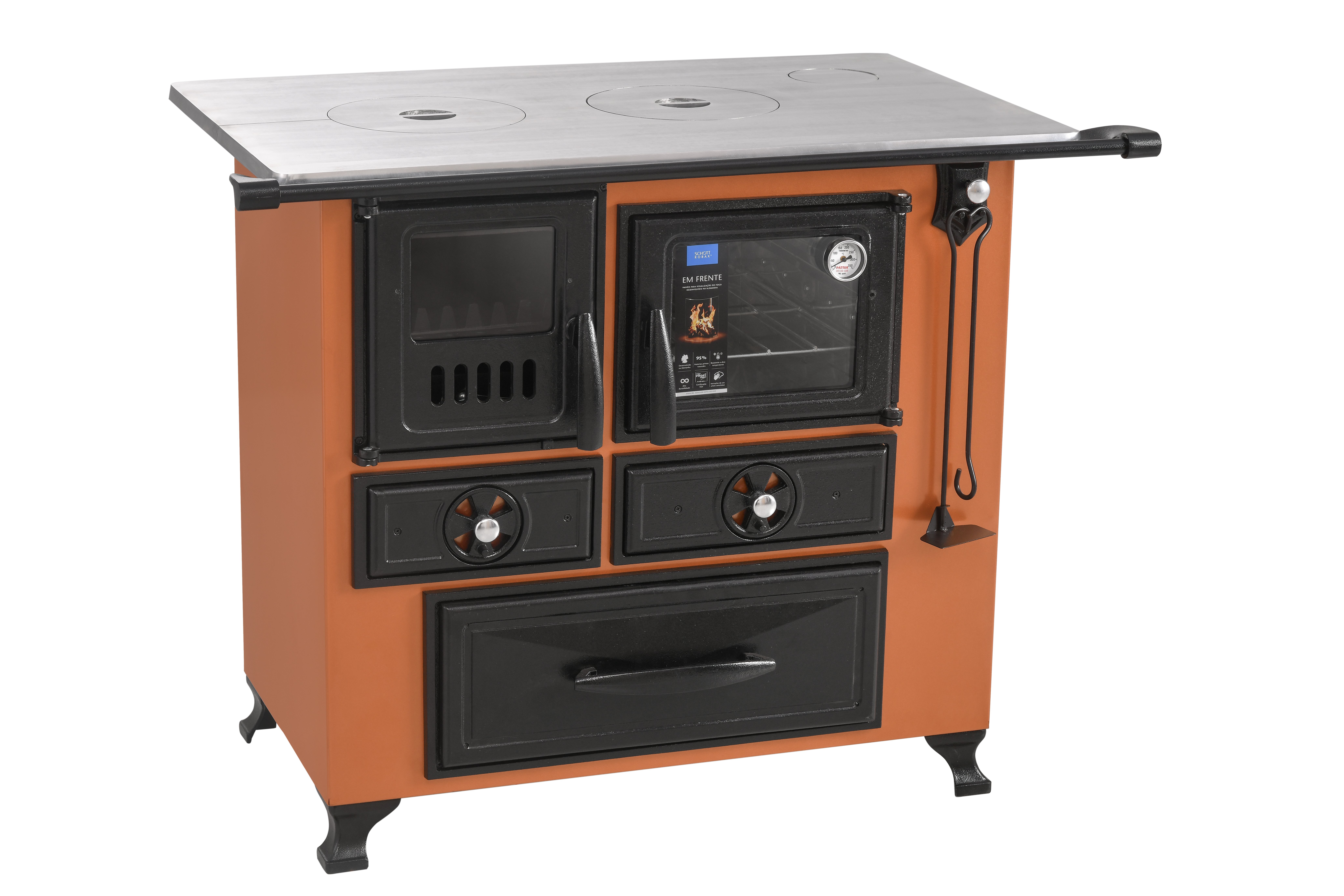 Fogão Elegance Nº3 Bronze | Pátria Equipamentos