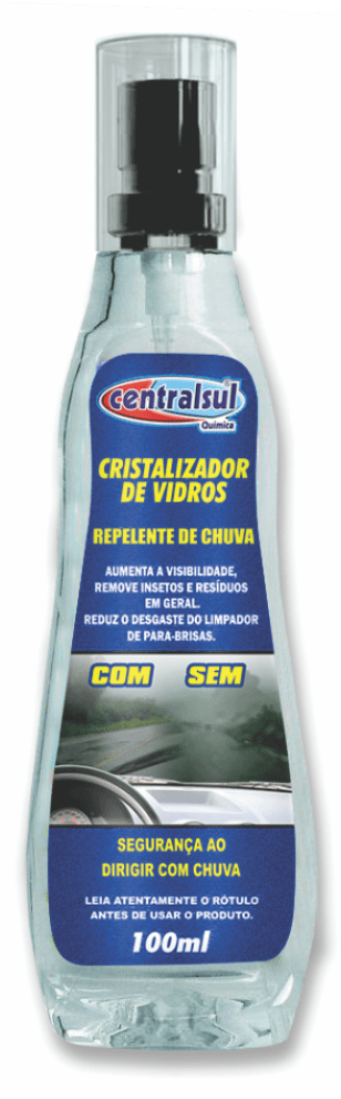 Limpa Vidros Spray - Centralsul Química - Car Care