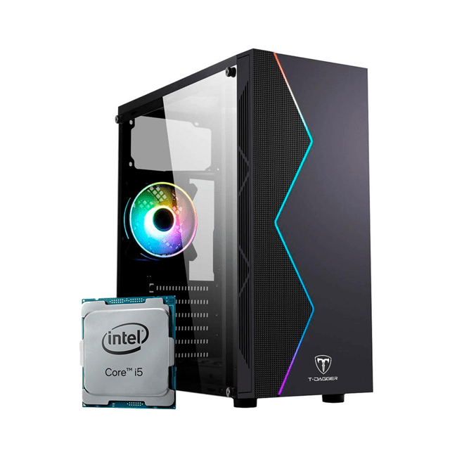 Pc Gamer Completo com Monitor - i5 + Placa de Video + Gabinete Gamer rgb -  Roda Diversos Jogos