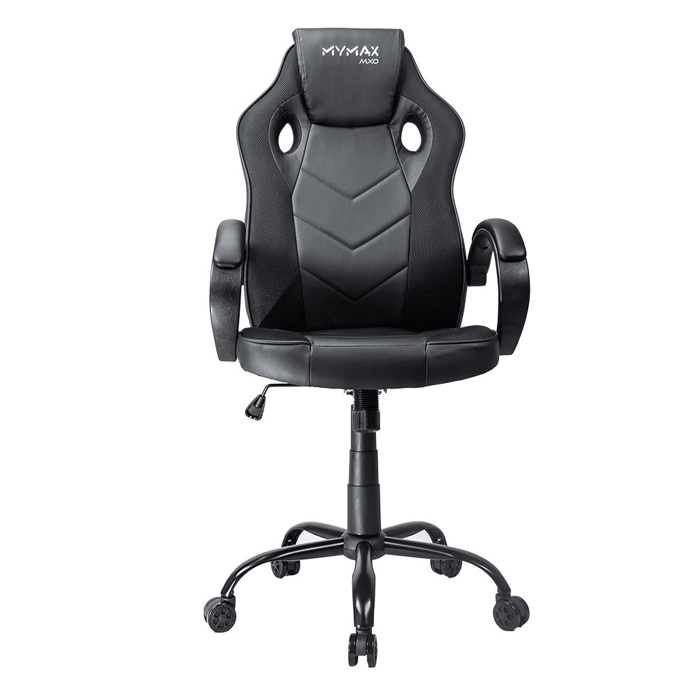 Cadeira Gamer Mymax MX0, Giratório, Metálica, Até 120Kg, Preto, MGCH-MX0/BK