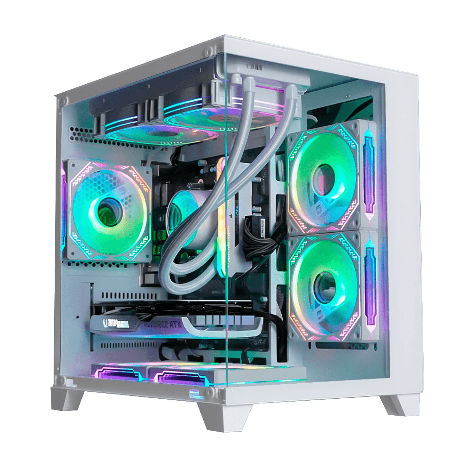PC Gamer Ryzen 5 5600X, RTX 5060, 16GB DDR4, SSD NVMe 500GB, 600W 80 Plus, D73D8ICD-E
