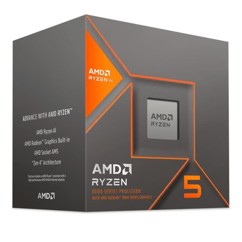 Enifler Processador AMD Ryzen 5 8600G, 6 Cores, 12 Threads, 5.0GHz Boost, AM5, Com Vídeo, 100-100001237BOX image