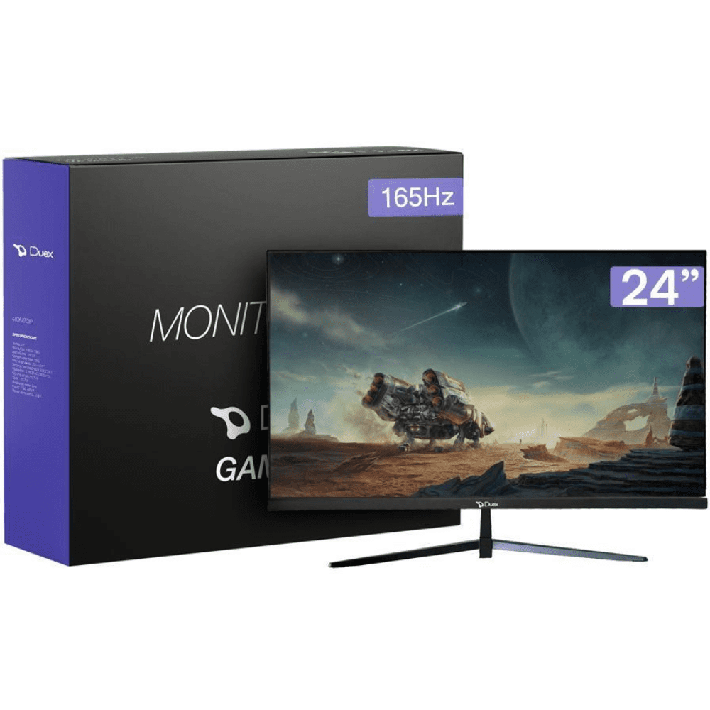 Monitor Duex, 24", Full HD, IPS, 165Hz, 1ms, HDR, FreeSync, DX240ZG