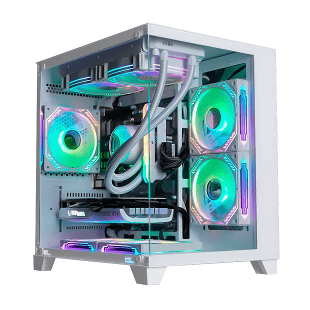 PC Gamer Ryzen 5 4500, RTX 3050, 16GB DDR4, SSD 480GB, 600W 80 Plus, AQUA011-E