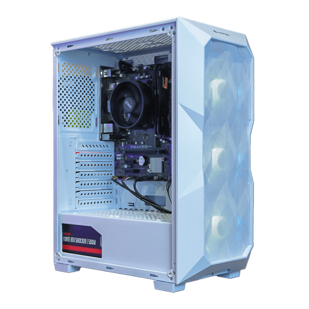 PC Gamer Ryzen 5 5600G, 16GB DDR4, SSD 480GB, 500W 80 Plus, T66MFU7R-E