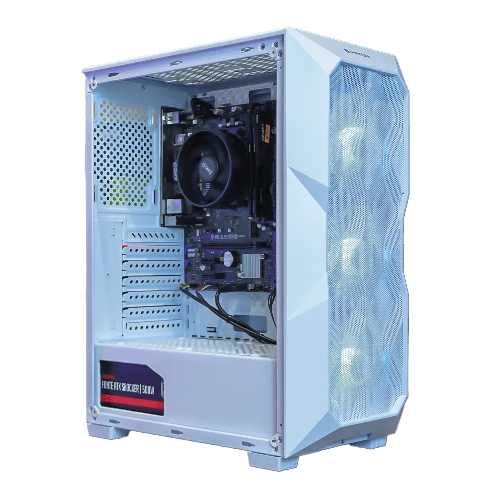PC Gamer Ryzen 5 5600G, 16GB DDR4, SSD 480GB, 500W 80 Plus, T66MFU7R-E