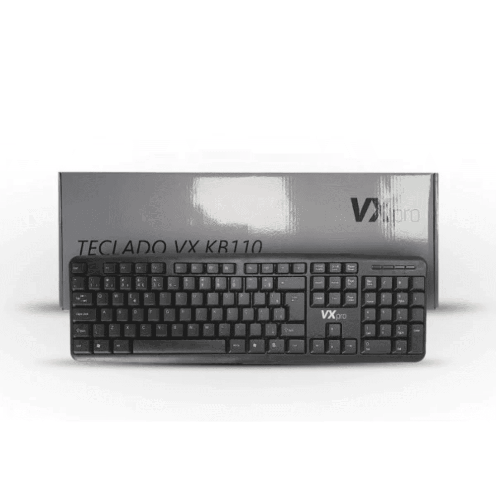 Teclado VX KB110 - Conforto e Eficiência Garantidos | Enifler