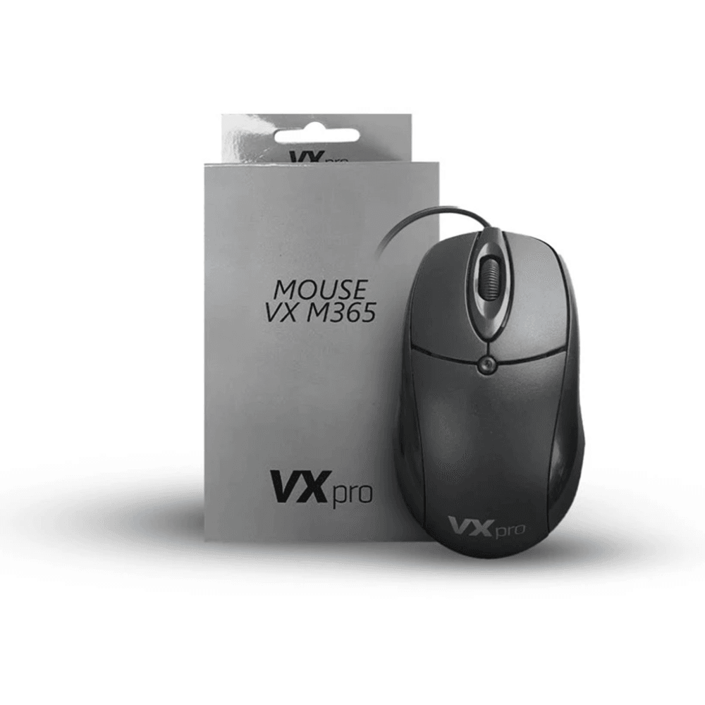 Mouse VX Pro VX M365, 1.000 DPI, Com Fio, Preto, M365PI23667