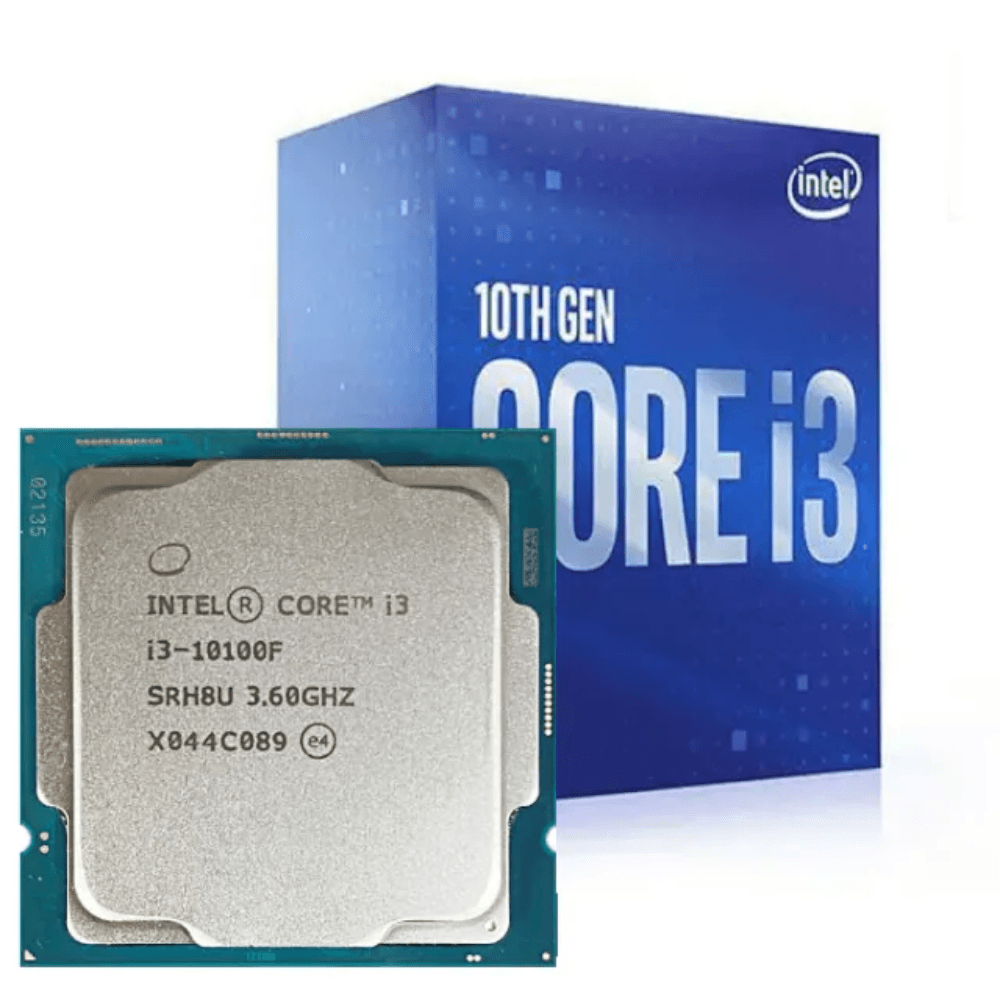 Processador Intel Core i3 10100F, 4 Cores, 8 Threads, 4.3GHz Boost, LGA 1200, Sem Vídeo, CM8070104291318