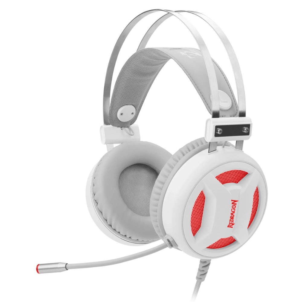 Redragon Minos Headset Gamer Lunar White Enifler