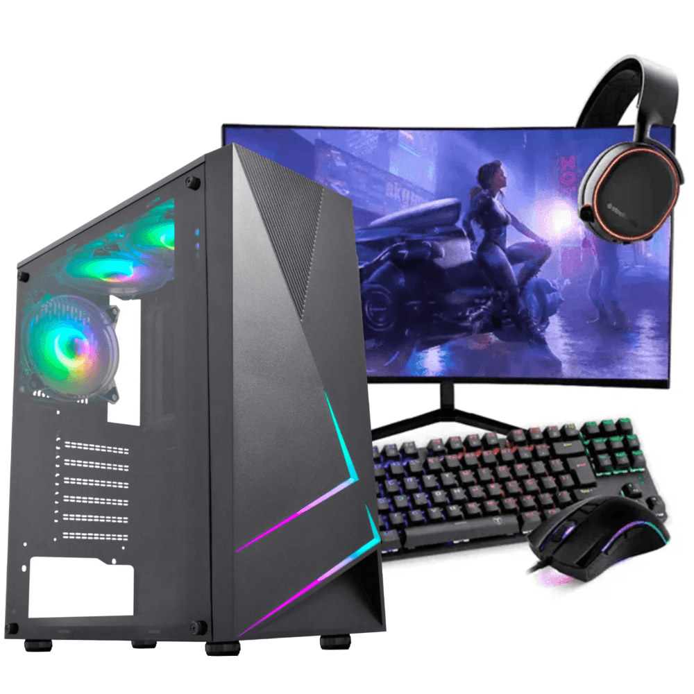 PC Gamer Completo Ryzen 5 5600GT, 16GB DDR4, SSD 480GB, 500W 80 Plus, PCR56GT02-E