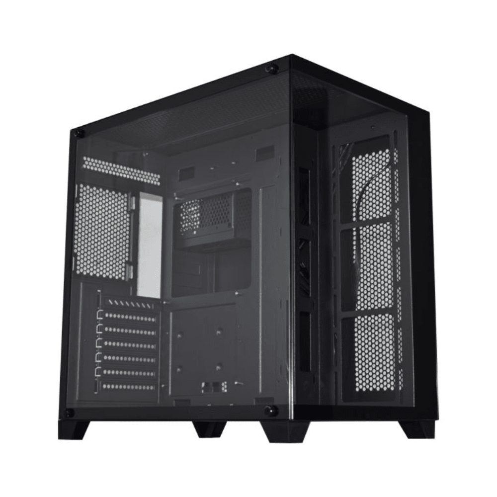 Gabinete Gamer K-MEX Ghost Shark, Mid Tower, Preto, Sem Fonte, Sem Fans, CG-02J1