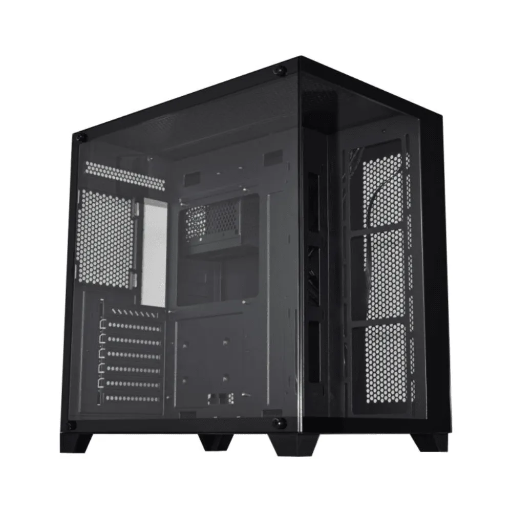 Gabinete Gamer K-MEX Ghost Shark, Mid Tower, Preto, Sem Fonte, Sem Fans, CG-02J1