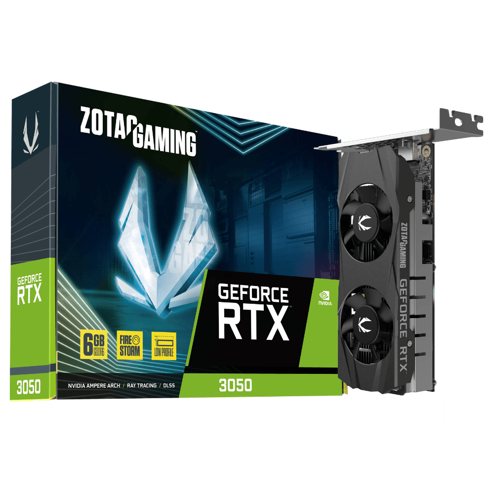 Placa de Vídeo ZOTAC GeForce RTX 3050, 6GB, GDDR6, 96bit, ZT-A30510L-10L