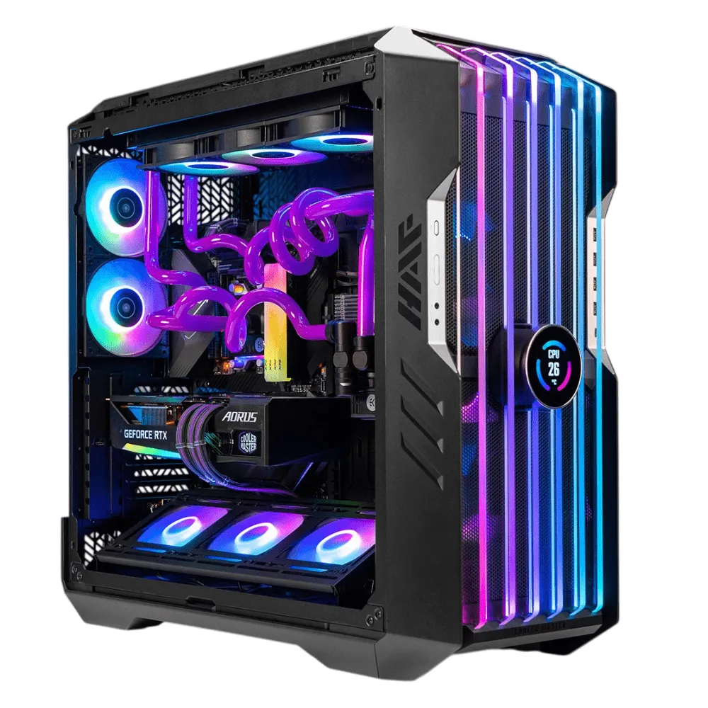 PC Gamer Ryzen 7 9800X3D, RTX 4070 Super, 32GB DDR5 RGB, SSD NVMe 2TB, 1000W 80 Plus Gold, TOPPC01-E