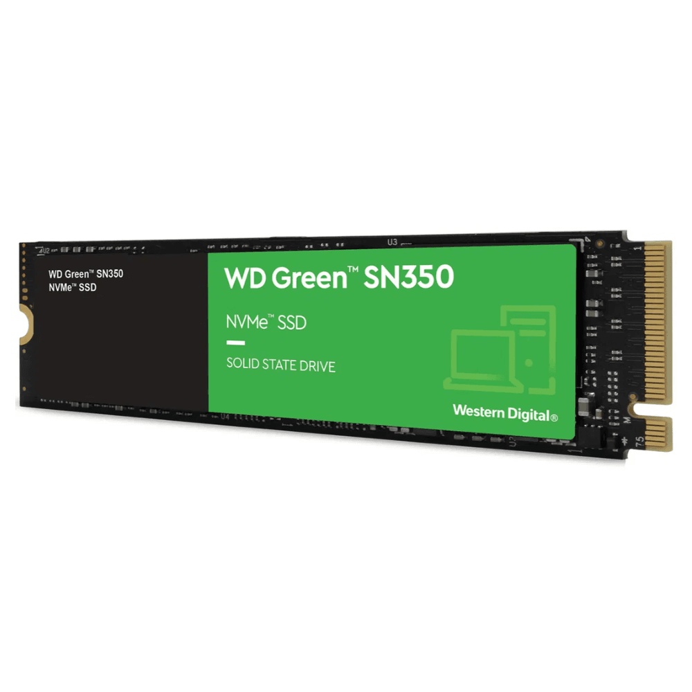 SSD WD Green SN350, 2TB, NVMe, M.2 2280, PCIe 3.0, 3.200 MB/s, WDS200T3G0C