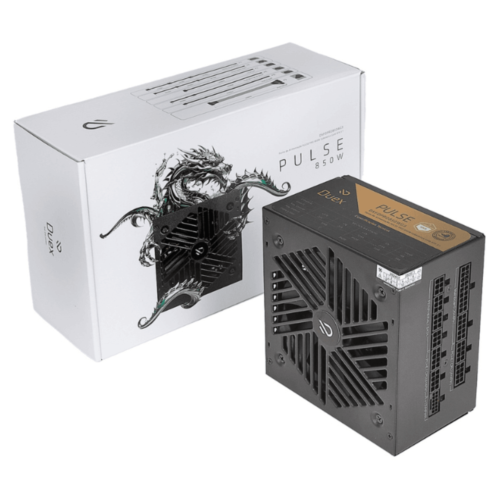 Fonte Duex Pulse Pro, 850W, Full Modular, 80 Plus Gold, Cybenetics, TecLab, PFC Ativo, DXFOPRO850WG3