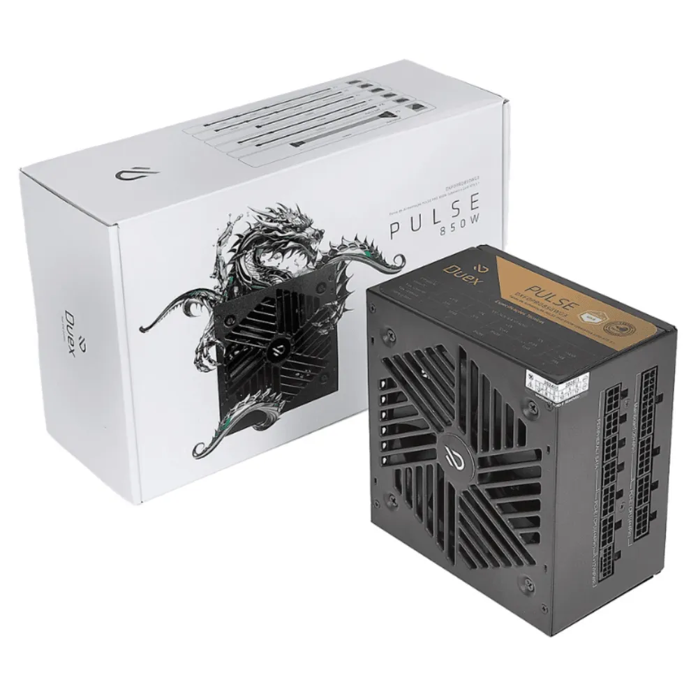 Fonte Duex Pulse Pro, 850W, Full Modular, 80 Plus Gold, Cybenetics, TecLab, PFC Ativo, DXFOPRO850WG3