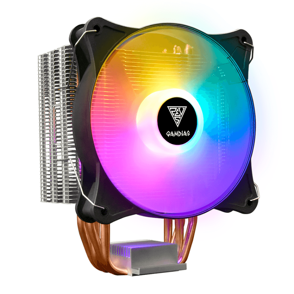 Air Cooler Gamdias Boreas E1, RGB, 120mm, AMD, Intel, E1-410 Lite