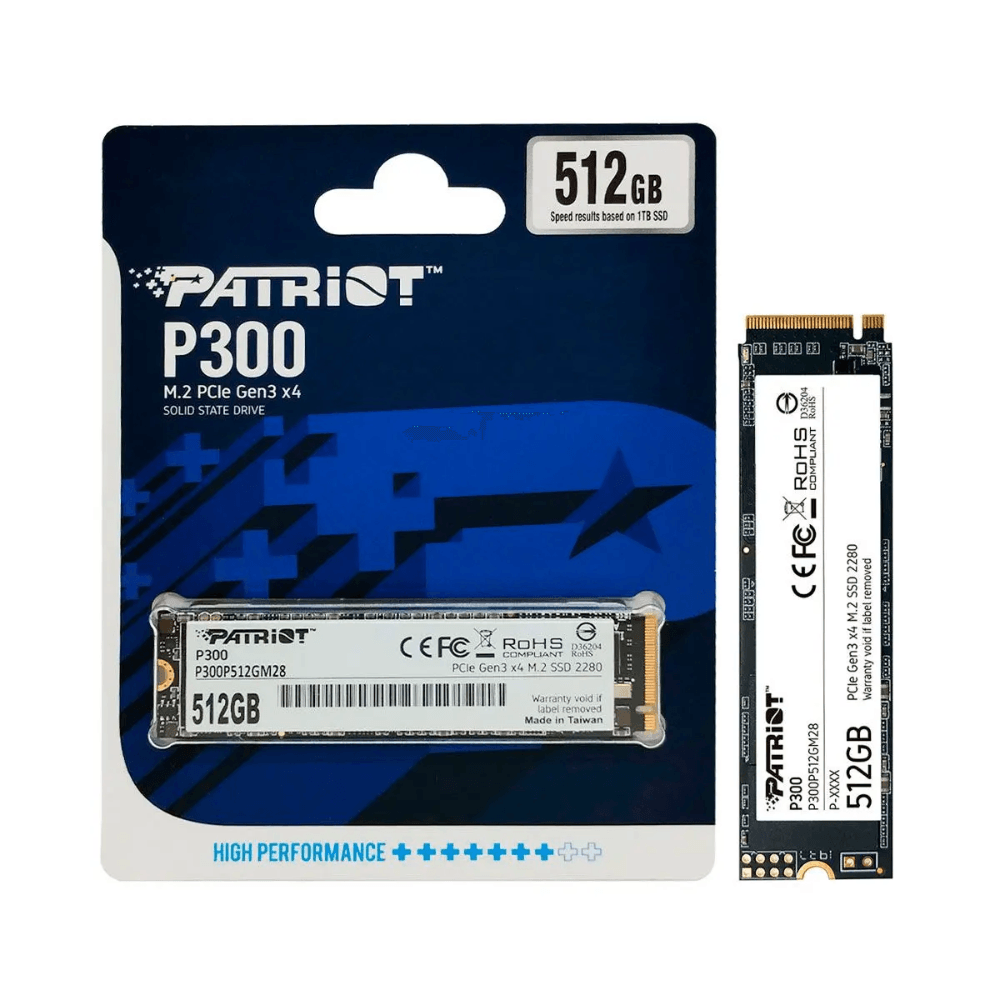 SSD Patriot P320, 512GB, NVMe, M.2 2280, PCIe 3.0, 3.000 MB/s, P320P512GM28