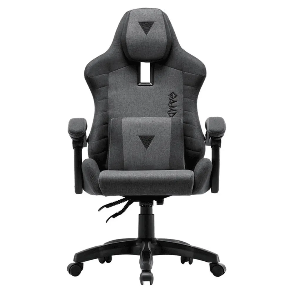 Cadeira Gamer Gamdias Zelus E3 Weave, Reclinável 126°, Apoio Lombar, Braço Articulado, Cinza/Preto, ZELUS E3 WEAVE L GB