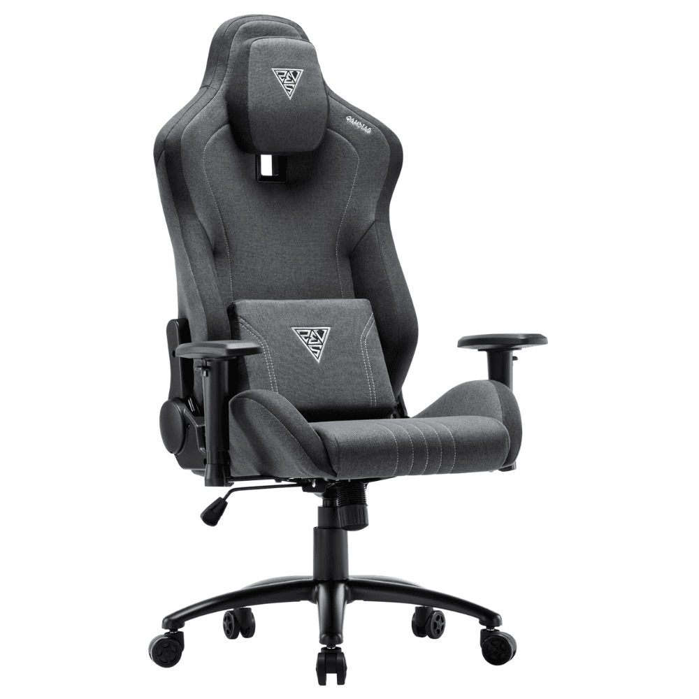 Cadeira Gamer Gamdias Zelus M3 Weave, Reclinável 150°, Apoio Lombar, Braço 2D, Cinza/Preto, ZELUS M3 WEAVE L GB
