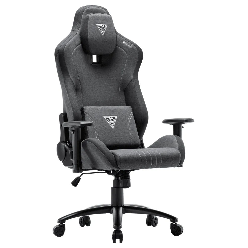 Cadeira Gamer Gamdias Zelus M3 Weave, Reclinável 150°, Apoio Lombar, Braço 2D, Cinza/Preto, ZELUS M3 WEAVE L GB