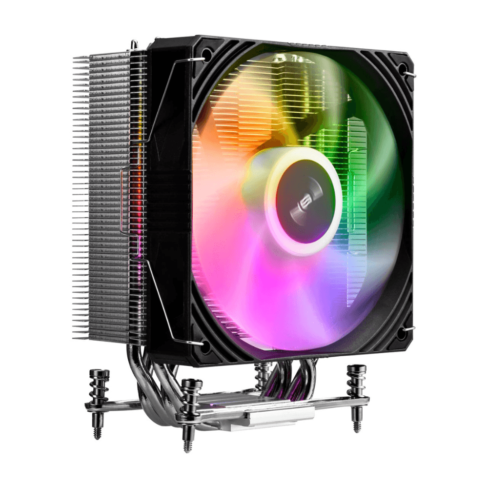 Air Cooler FSP NE5, Preto, ARGB, 120mm, AMD, Intel, FSP-NE5