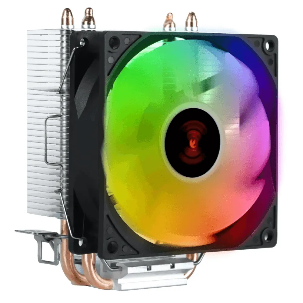 Air Cooler PCYES LORX RAINBOW V2, RGB, 92mm, AMD, Intel, ACLX92RBV2