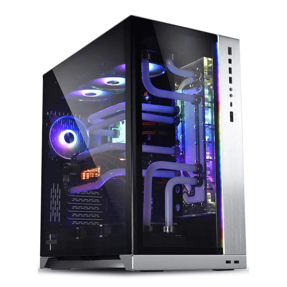 Gabinete Gamer Lian Li O11 Dynamic XL ROG Certified, Full Tower, Cinza, Sem Fonte, Sem Fans, O11DXL-G