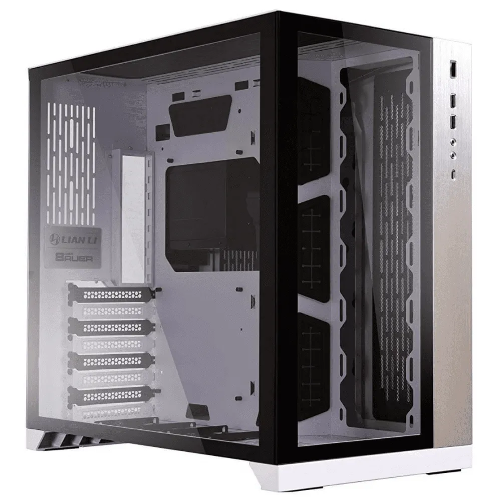 Gabinete Gamer Lian Li PC-O11 Dynamic, Mid Tower, Branco, Sem Fonte, Sem Fans, PC-O11DW