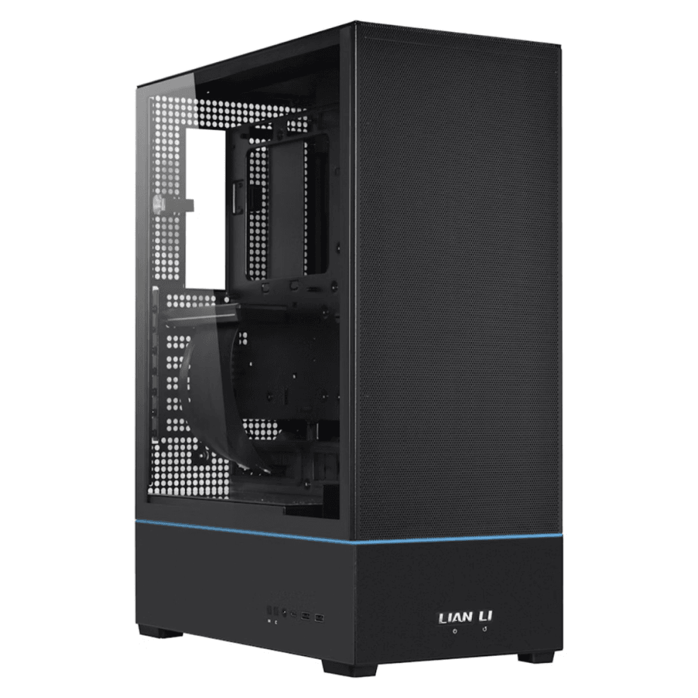 Gabinete Gamer Lian Li SUP01, Mid Tower, Preto, Sem Fonte, Com Fans, SUP01X