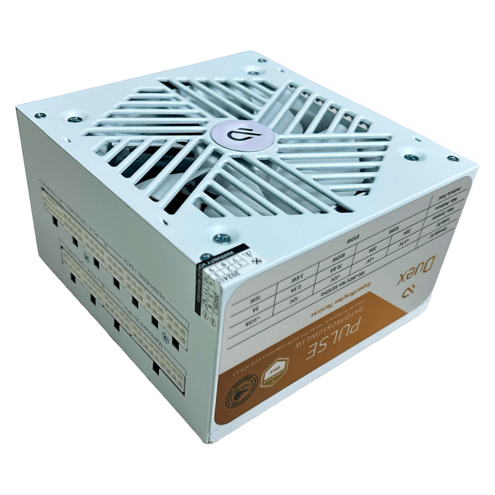 Fonte Duex Pulse Pro, 850W, Full Modular, 80 Plus Gold, Cybenetics, TecLab, PFC Ativo, DXFOPRO850WG3W