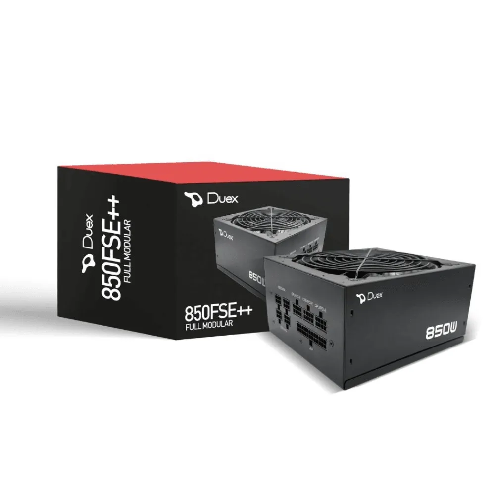 Fonte Duex DX 850FSE++, 850W, Full Modular, 80 Plus Bronze, PFC Ativo, Com Cabo