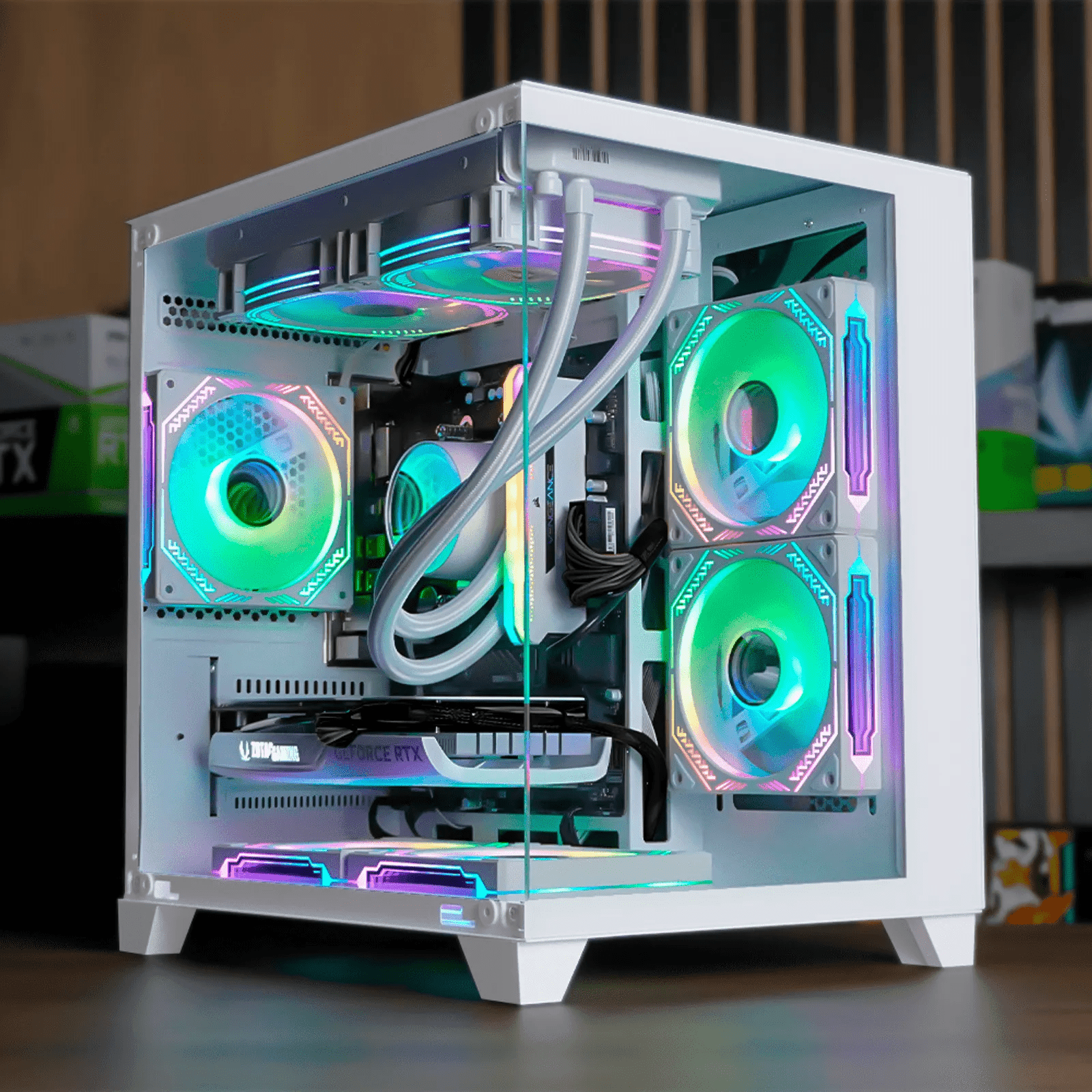 PC Gamer Ryzen 7 8700F, RTX 5060, 16GB DDR5, SSD NVMe 1TB, 700W 80 Plus, AQM083-E