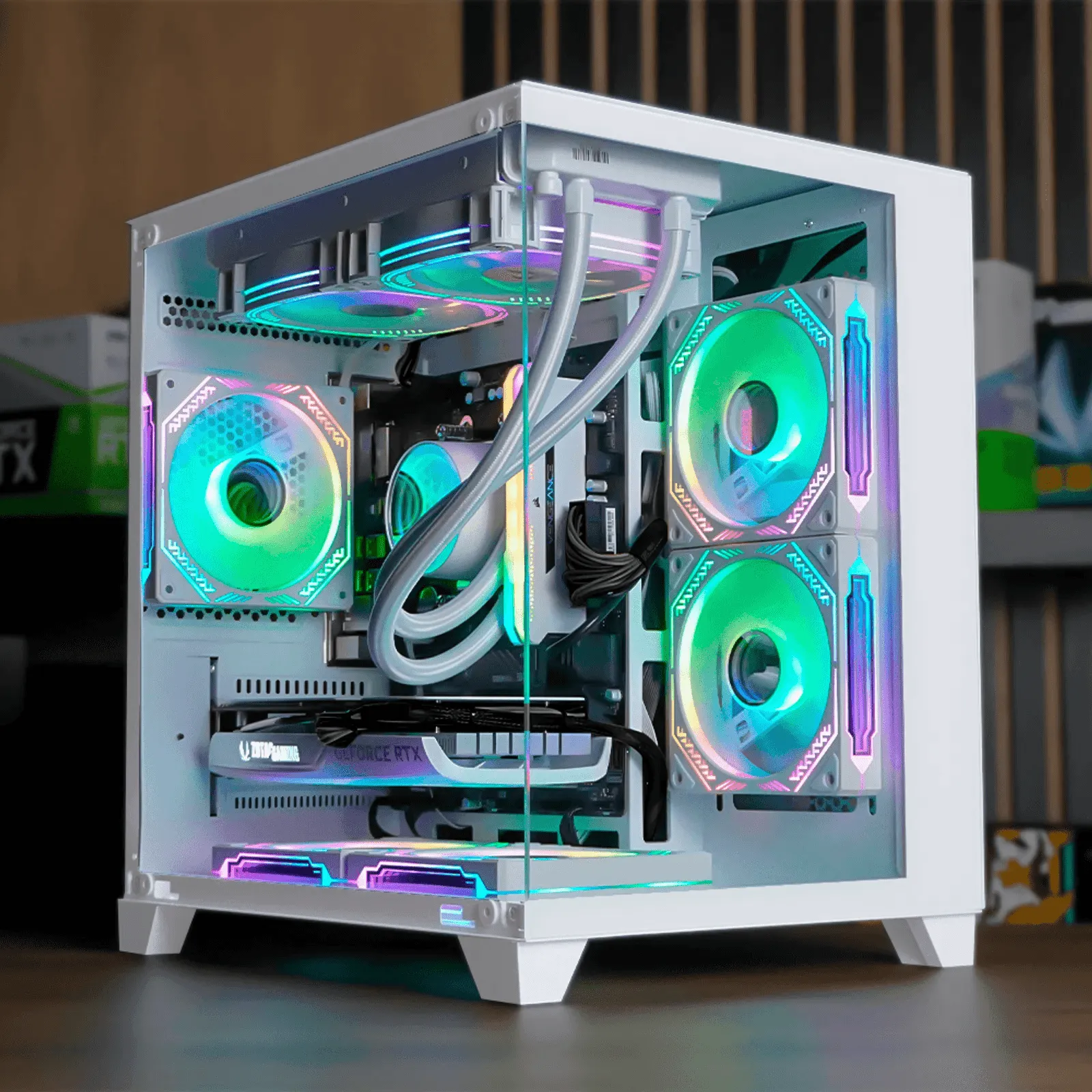 PC Gamer Ryzen 7 9800X3D, RTX 5070, 16GB DDR5, SSD NVMe 1TB, 700W 80 Plus, AQM087-E