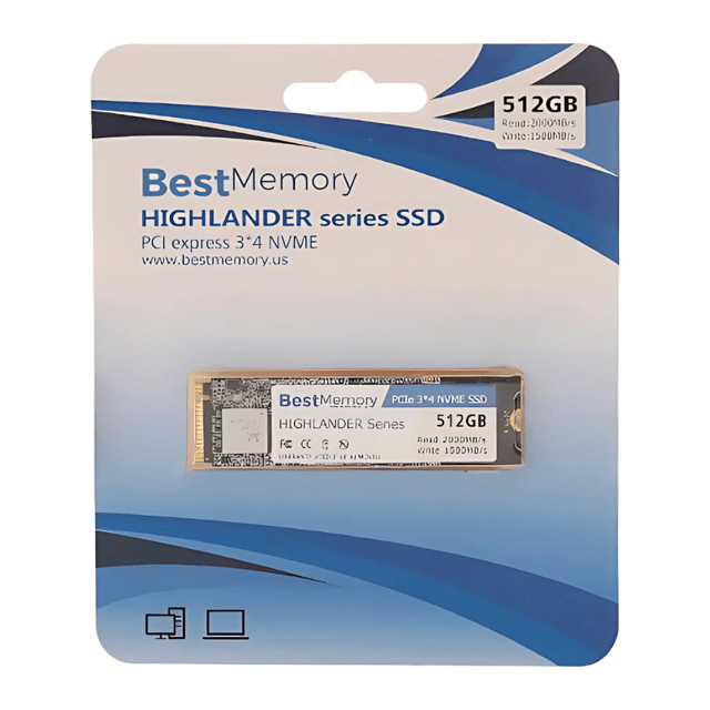 SSD Best Memory HIGHLANDER 512GB - Rápido e Confiável | Enifler