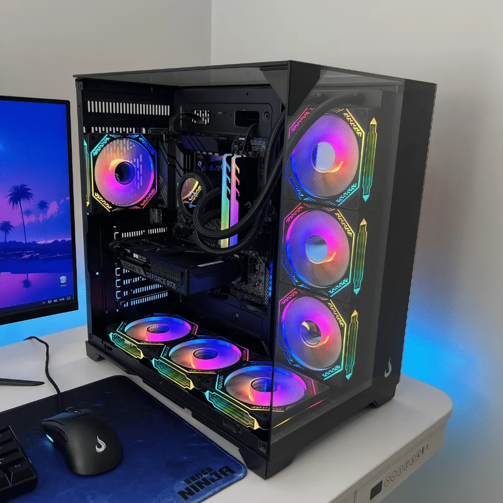 PC Gamer Ryzen 5 5600, RTX 5060, 16GB RGB DDR4, SSD NVMe 500GB, 600W 80 Plus, TIGER01-E