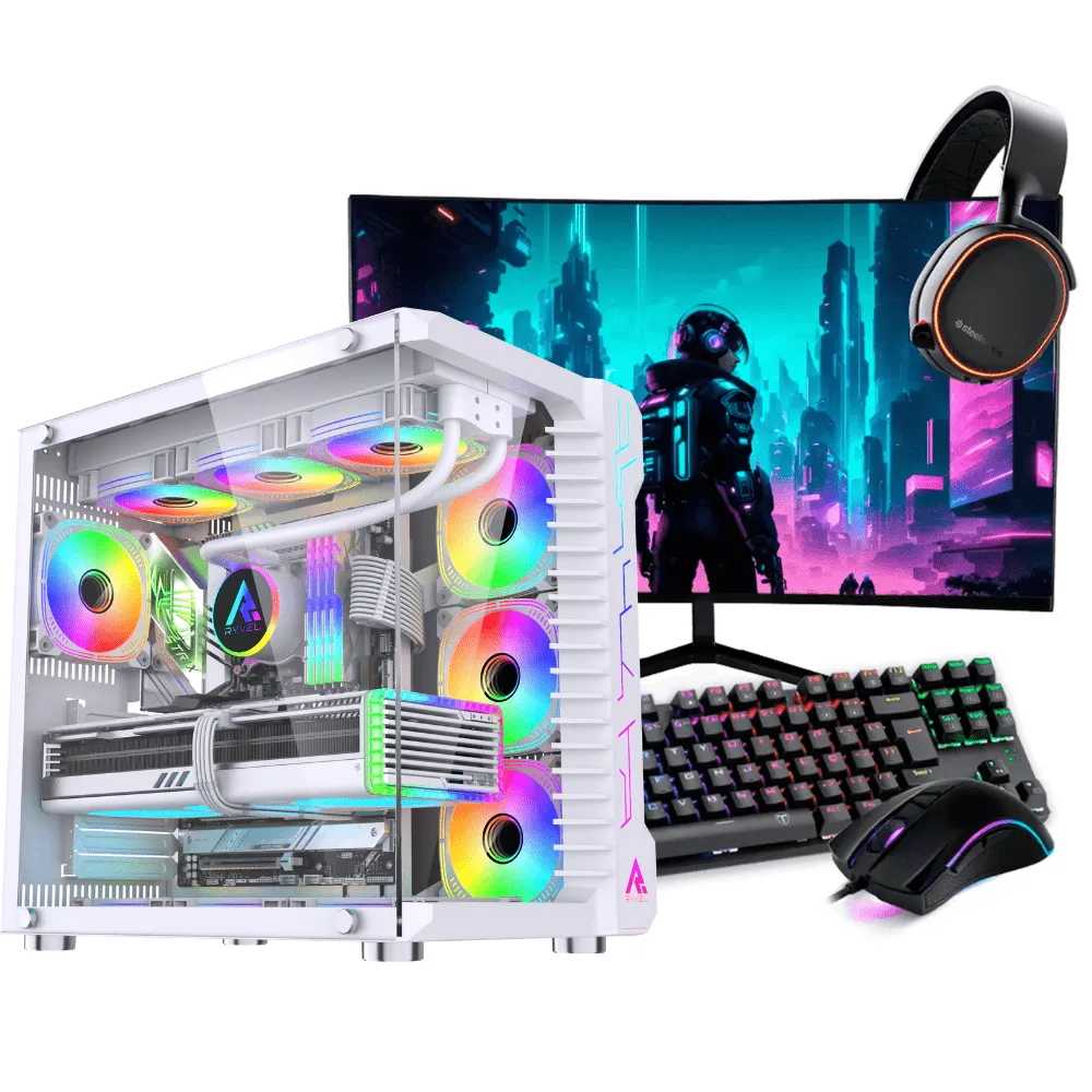PC Gamer Completo Ryzen 5 5600, RX 7600, 16GB DDR4, SSD NVMe 500GB, 600W 80 Plus, PCRYV12-E