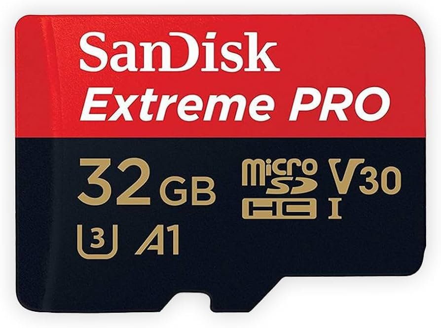 Cartão de Memória SanDisk Extreme Pro, 32GB, Micro SDXC, Classe 10, 4K, UHS-I, V30, 100MB/s, SDSQXCG-032G-GN6MA