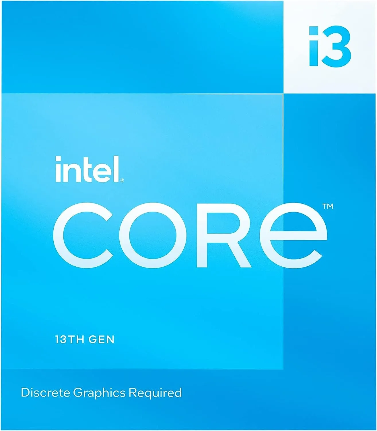 Processador Intel Core i3-13100F 3.40 GHz (Turbo 4.50 GHz) - 13ª Geração, LGA 1700 - BX8071513100F