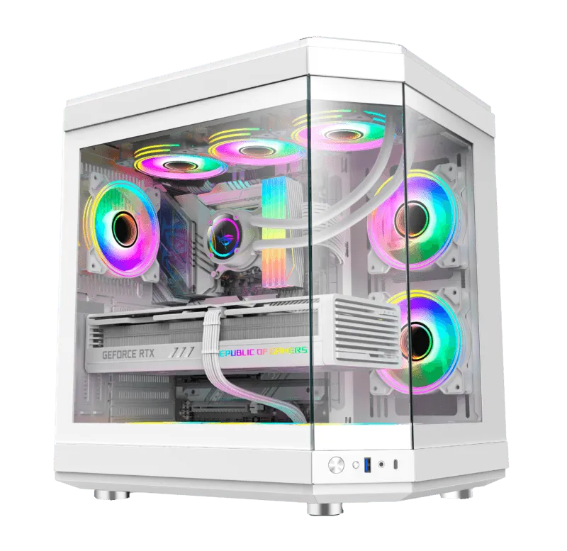 PC Gamer Ryzen 5 5600, RTX 4060, 16GB RGB DDR4, SSD NVMe 500GB, 600W 80 Plus, UNR14-E