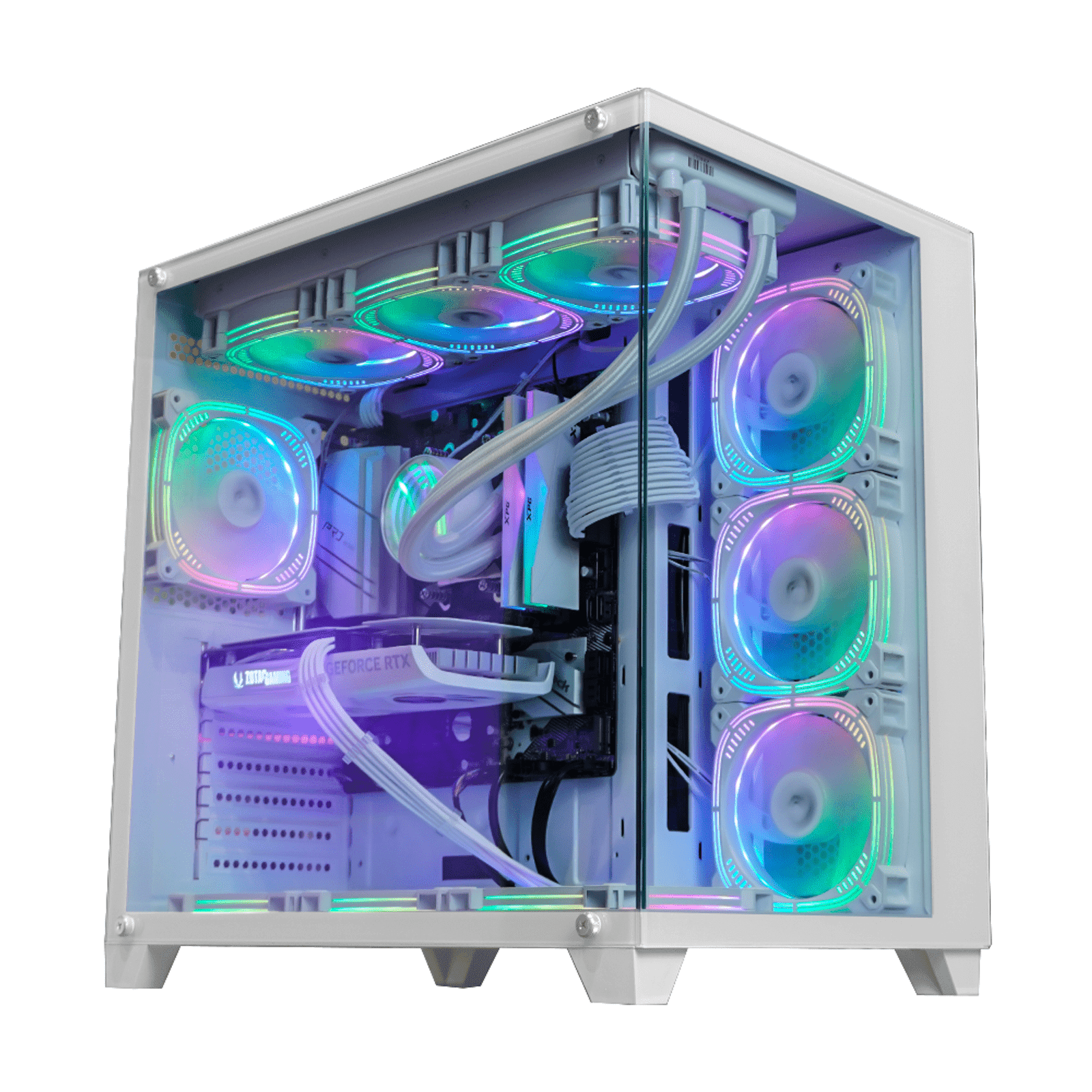 PC Gamer Ryzen 7 8700F, RTX 5060, 16GB DDR5, SSD NVMe 1TB, 700W 80 Plus, AQG084-E