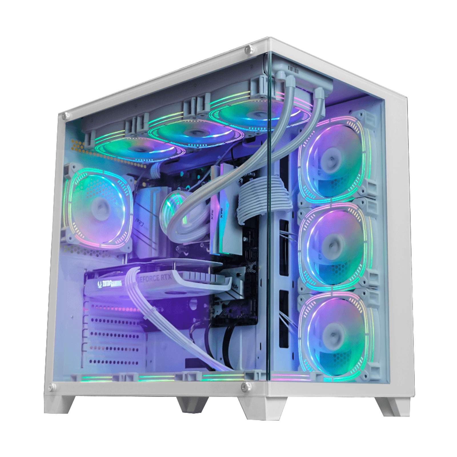 PC Gamer Ryzen 5 8400F, RTX 5060, 16GB DDR5, SSD NVMe 500GB, 600W 80 Plus, AQG076-E