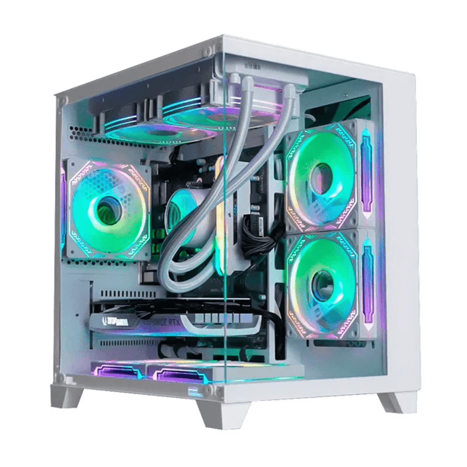 PC Gamer Ryzen 7 5700X3D, RTX 5060, 16GB DDR4, SSD NVMe 500GB, 600W 80 Plus, PBRDOQIN-E