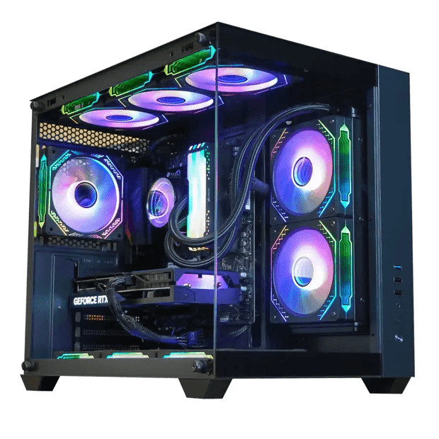 PC Gamer Ryzen 5 5600X, RTX 5060 Ti, 16GB RGB DDR4, SSD NVMe 500GB, 700W 80 Plus, Full Black, 4LM6DNI3-E