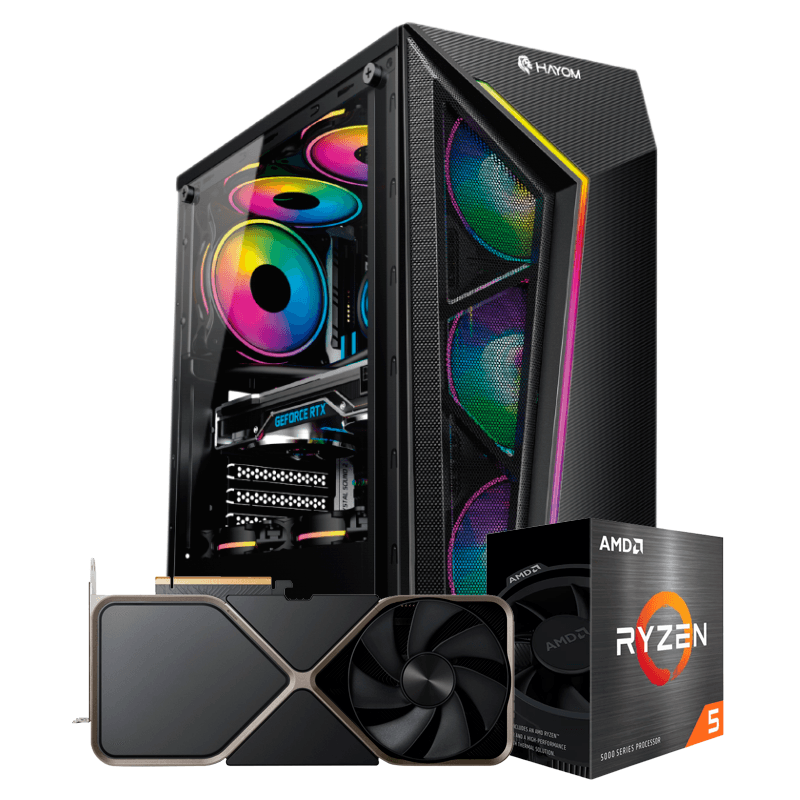 PC Gamer Ryzen 5 5500, RTX 3050, 16GB DDR4, SSD 480GB, 600W 80 Plus