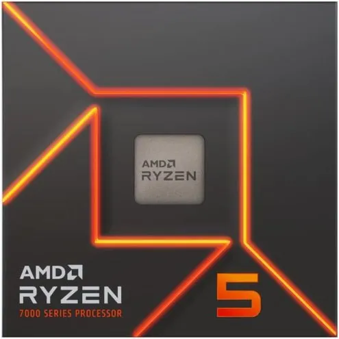 Enifler Processador AMD Ryzen 5 7600 3.80GHz (Turbo 5.10GHz) - 7000 Series, AM5 - 100-100001015BOX image