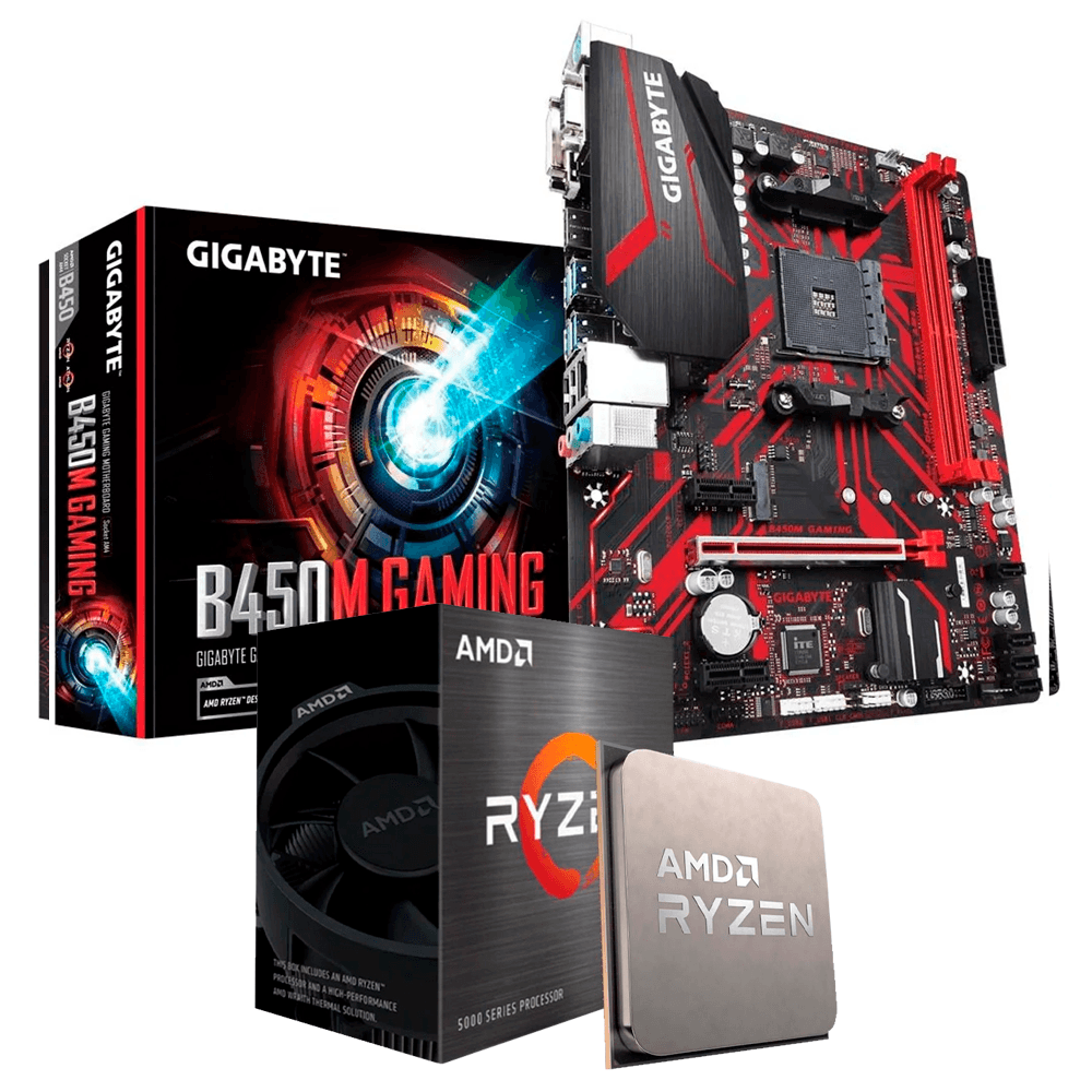Kit Upgrade, Amd Ryzen 5 5600G, Gigabyte B450M Gaming